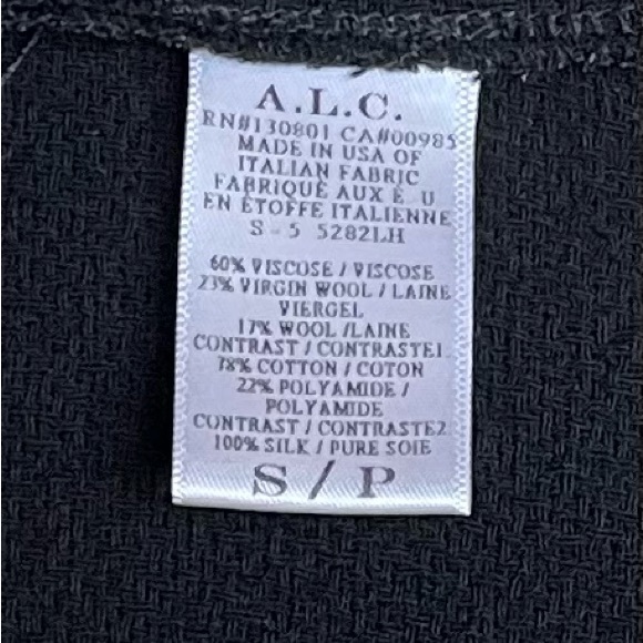 A.L.C. Black Sleeveless Top - Picture 8 of 8